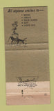 Matchbook Cover - Eastern Steamship Cruises Miami FL WEAR 30 Strike