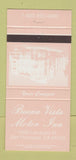 Matchbook Cover - Buena Vista Motor Inn San Francisco CA 30 Strike
