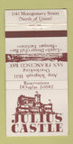Matchbook Cover - Julius Castle San Francisco CA WEAR 30 Strike