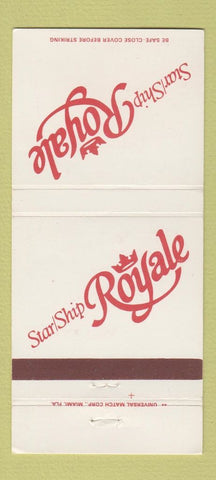 Matchbook Cover - Star Ship Royale Cruise? 30 Strike