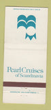 Matchbook Cover - Pearl Cruises Scandinavia  30 Strike