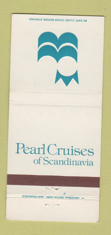 Matchbook Cover - Pearl Cruises Scandinavia  30 Strike