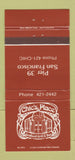 Matchbook Cover - Chic's Place San Francisco CA 30 Strike