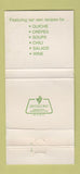 Matchbook Cover - Our Kitchen San Francisco CA 30 Strike
