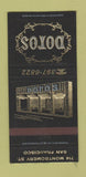 Matchbook Cover - Doros San Francisco CA restaurant 30 Strike