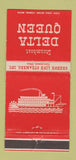 Matchbook Cover - Steamboat Delta Queen Cincinnati OH 30 Strike
