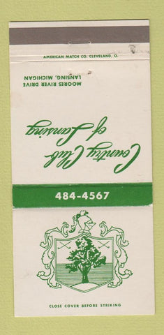 Matchbook Cover - Country Club of Lansing MI 30 Strike