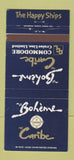 Matchbook Cover - Boheme Caribe Commodore Cruise Lines 30 Strike