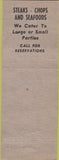 Matchbook Cover - Kiefer's Tavern Cleveland OH WEAR