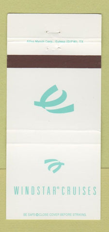 Matchbook Cover - Windstar Cruises 30 Strike