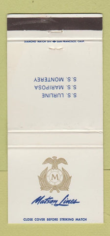 Matchbook Cover - Matson Lines Cruise 30 Strike
