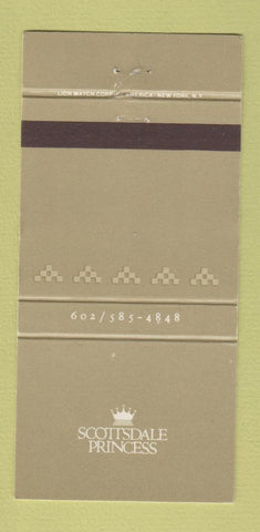 Matchbook Cover - Scottsdale Princess Cruise 30 Strike