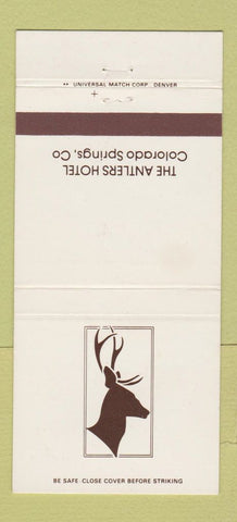 Matchbook Cover - Antlers Hotel Colorado Springs 30 Strike