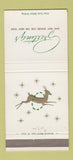 Matchbook Cover - Erie County Savings Bank Christmas 30 Strike