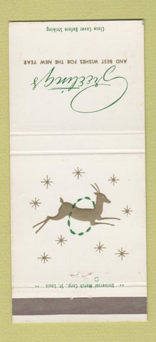Matchbook Cover - Erie County Savings Bank Christmas 30 Strike