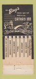 Matchbook Cover - Bing's Cathay Inn Chinese San Bernardino CA WEAR 30 Strike