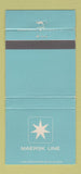 Matchbook Cover - Maersk Line Shipping  30 Strike