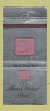 Matchbook Cover - Beverly Garland Hotels North Hollywood Sacramento CA 30 Strike
