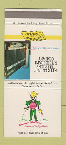 Matchbook Cover - Danny Dialfone Yellow Pages Phone Book Fort Myers FL 30 Strike