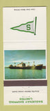 Matchbook Cover - Saguenay Shipping Limited 30 Strike