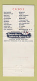 Matchbook Cover - States Marine Laines Shipping WEAR 30 Stick