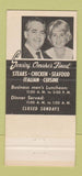 Matchbook Cover - Ross' Steak House Omaha NE Cleopatra Lounge 30 Strike