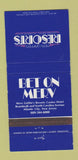 Matchbook Cover - Merv Griffin Resorts Casino Atlantic City NJ 30 Strike
