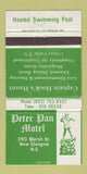 Matchbook Cover - Peter Pan Motel New Glasgow NS 30 Strike