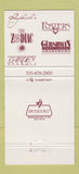 Matchbook Cover - Ramada Renaissance Hotel Washington DC Dulles 30 Strike