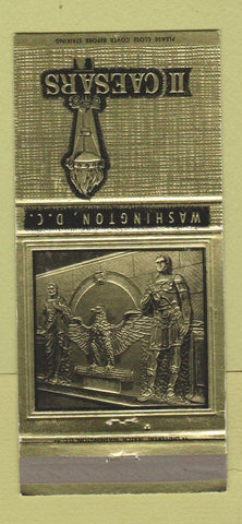 Matchbook Cover - II Caesars Washington DC Restaurant 30 Strike