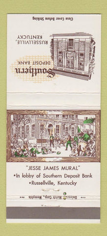 Matchbook Cover - Southern Deposit Bank Russellville KY 30 Strike