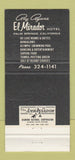 Matchbook Cover - Ray Ryan's El Mirador Hotel Palm Springs CA 30 Strike