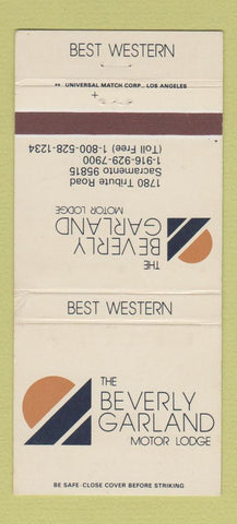 Matchbook Cover - Beverly Garland Motor Lodge Sacramento CA 30 Strike