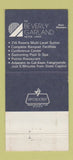 Matchbook Cover - Beverly Garland Motor Lodge Sacramento CA 30 Strike