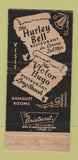 Matchbook Cover - Hurley Bell Corona Del Mar Long Beach CA WEAR 30 Strike