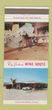 Matchbook Cover - Roy Jacksons' Wine House St Petersburg FL 30 Strike
