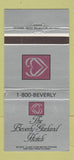 Matchbook Cover - Beverly Garland Hotels North Hollywood Sacramento CA 30 Strike