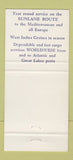 Matchbook Cover - American Export Lines Shipping 30 Strike