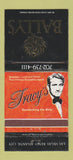 Matchbook Cover - Balldy's Casino Las Vegas Reno NV Spencer Tracy 30 Strike