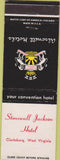 Matchbook Cover - Stonewall Jackson Hotel Clarksburg WV