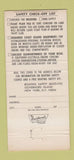 Matchbook Cover - US Coast Guard Bosdets Boating Safety 30 Strike