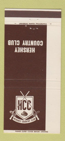 Matchbook Cover - Hershey Country Club PA 30 Strike