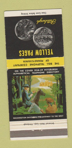 Matchbook Cover - Yellow Pages Phone Book Bell Telephone PA 30 Strike