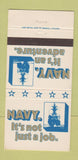 Matchbook Cover - US Navy 30 Strike