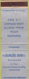 Matchbook Cover - Bankers Bond Co Louisville KY