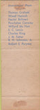 Matchbook Cover - Bankers Bond Co Louisville KY
