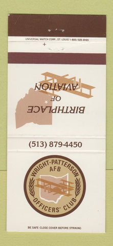 Matchbook Cover - Wright Patterson Air Force Base OH 30 Strike