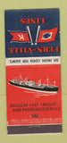 Matchbook Cover - Fern Ville Lines Cruise Freight 21 Strike Feature