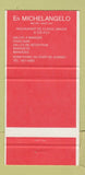 Matchbook Cover - Er Michelangelo Restaurant Ste Foy QC 30 Strike