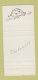 Matchbook Cover - Hog's Breath Inn Carmel CA Clint Eastwood Movies 30 Strike